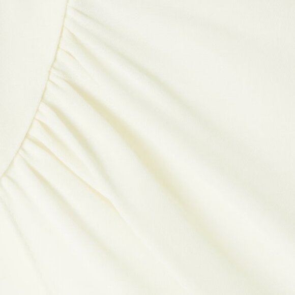 Theory white silk crepe de chine blouse size L - Picture 5 of 5